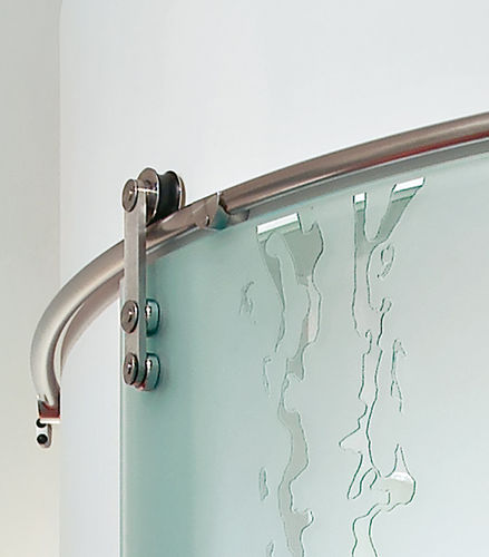 Sistema deslizante metálico - CURVED - Casali - para porta / para porta de vidro