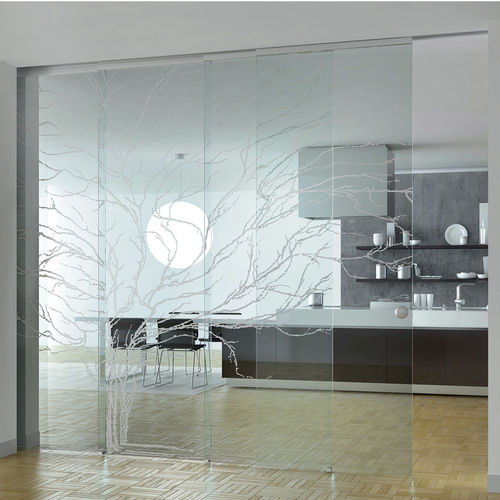 Divisória sanfonada - CLASSICI : ALPHA ALBERO - Casali - com vidro / da linha comercial / da linha residencial