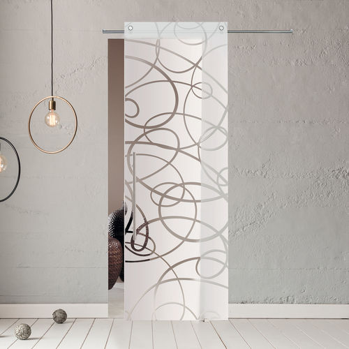 Porta interna - CLASSICI : AURA  - Casali - em vidro temperado / em aço inoxidável / de correr