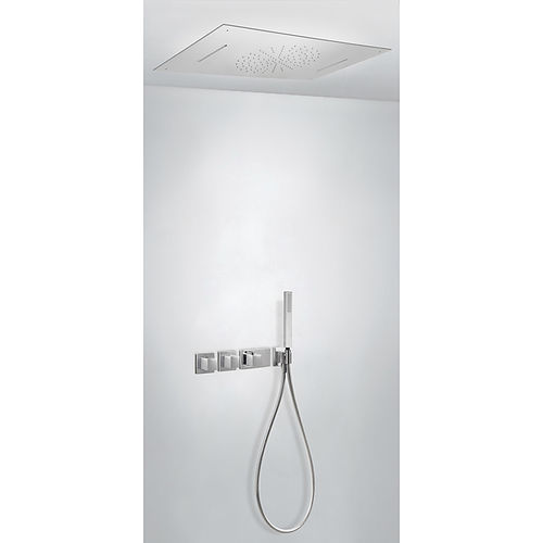Conjunto de chuveiro de embutir na parede - BLOCK SYSTEM®: 20725403 - TRES Grifería - de embutir no teto / contemporâneo / com chuveiro de mão