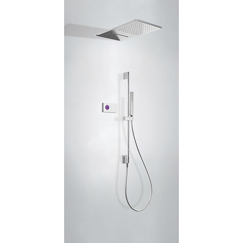 Conjunto de chuveiro de embutir na parede - SHOWER TECHNOLOGY: 09286307 - TRES Grifería - contemporâneo / com chuveiro de mão / termostático