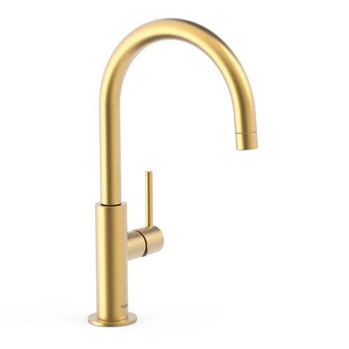 Misturador monocomando para lavatório - STUDY EXCLUSIVE: 26290402OM - TRES Grifería - de bancada / em latão banhado a ouro / para banheiro