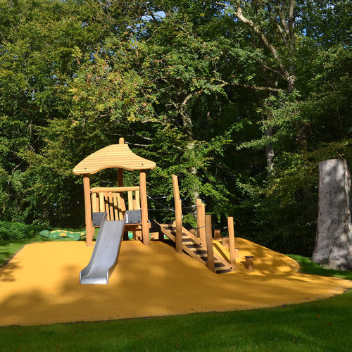 Estrutura lúdica para parque infantil - NRO703 - KOMPAN - em madeira