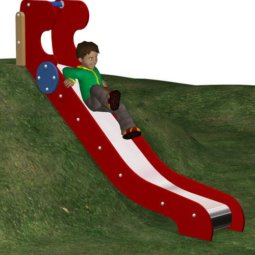 Escorregador para declive natural - M365 - KOMPAN - para parque infantil