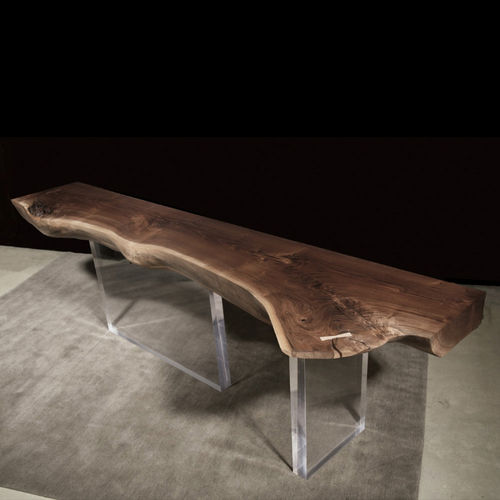 Aparador contemporâneo - PLEXI - Hudson Furniture - em acrílico / em nogueira / sob medida