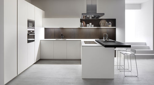 Cozinha contemporânea - BLANCO FÉNIX OLMO TABACO - Dica - em vidro / em aço inoxidável / em aço