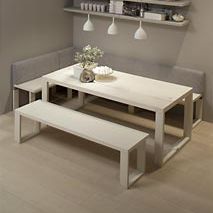 Mesa de jantar contemporânea - ARKADIA - Dica - em madeira / retangular / da linha residencial
