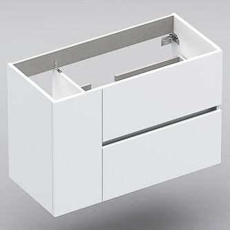 Gabinete de banheiro suspenso - 100  - Sonia Bath - em ABS / contemporâneo / com porta