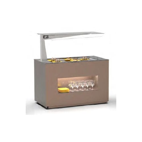 Buffet refrigerado central - 14487 - FAS - com rodas / de frio estático / da linha comercial