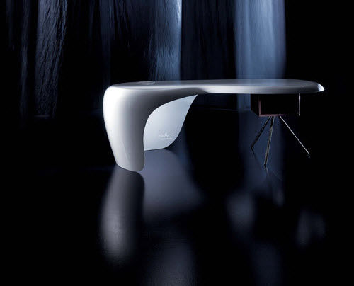 Mesa executiva - UNO - Della Rovere - contemporânea / em madeira / em laminado melamínico