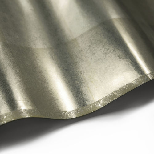 Papel de parede contemporâneo - AGLOW - Donghia - estampado / efeito metalizado / cinza