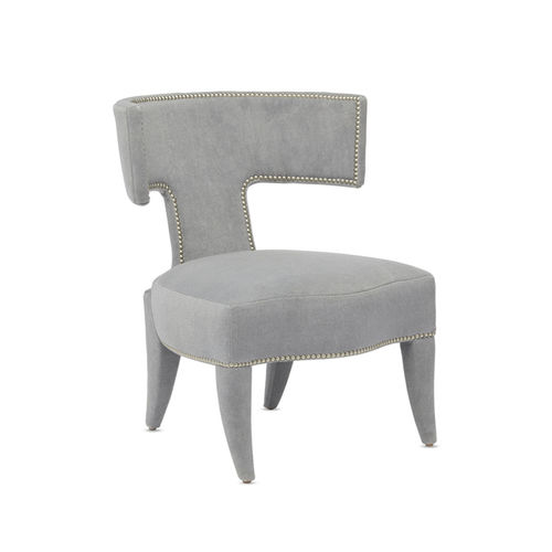 Cadeira contemporânea - KLISMOS - Donghia - para ambiente interno / em tecido / com 4 pés