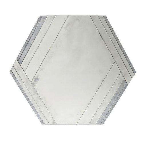 Espelho de parede - ETHER - Donghia - da linha comercial / contemporâneo / hexagonal