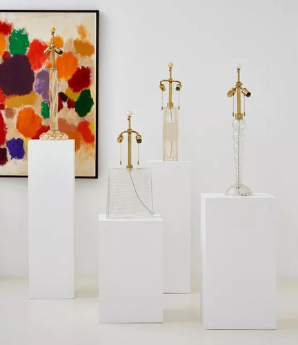 Luminária de mesa - PIROETTA - Donghia - em vidro / de vidro veneziano / contemporânea