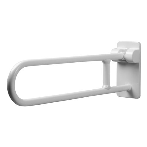 Barra de apoio em poliamida - B-49916 VINYL-COATED SWING-UP GRAB BAR - Bobrick Washroom Equipment - de parede / da linha comercial / branca