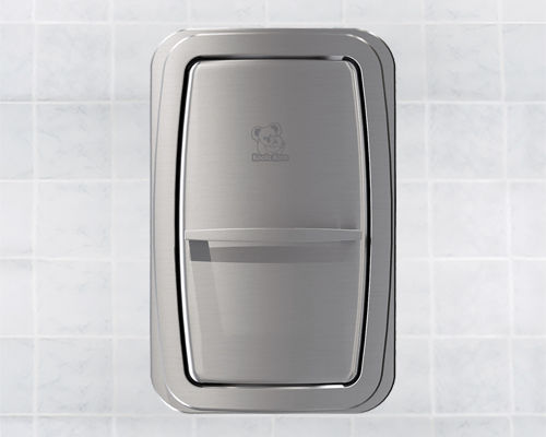 Trocador de fraldas em aço inoxidável - KB311-SSWM - Bobrick Washroom Equipment - vertical / da linha comercial