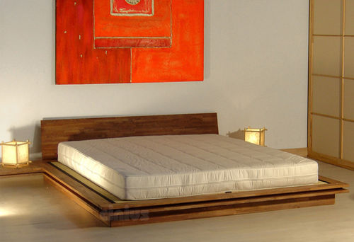 Cama de casal - TOKI - Cinius - contemporânea / com cabeceira / com criados-mudos