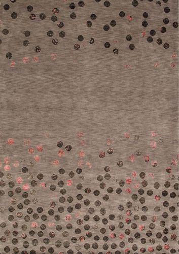 Tapete contemporâneo - BUBBLES 61 - Sirecom Tappeti - estampado / em fibra de bambu / em lã da Nova Zelândia