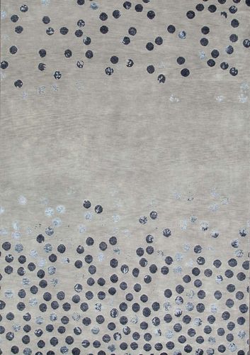 Tapete contemporâneo - BUBBLES 60 - Sirecom Tappeti - estampado / em fibra de bambu / em lã da Nova Zelândia