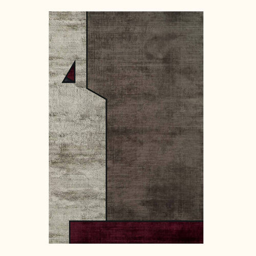 Tapete contemporâneo - FOUR - Sirecom Tappeti - geométrico / de lã / retangular