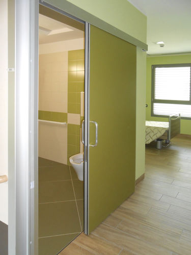Porta de correr - Celegon - interna / em alumínio / em MDF