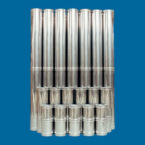 Tubo de chaminé em aço inoxidável - INOXSABIANA 25 - Sabiana - em cobre / em alumínio / em lã de rocha