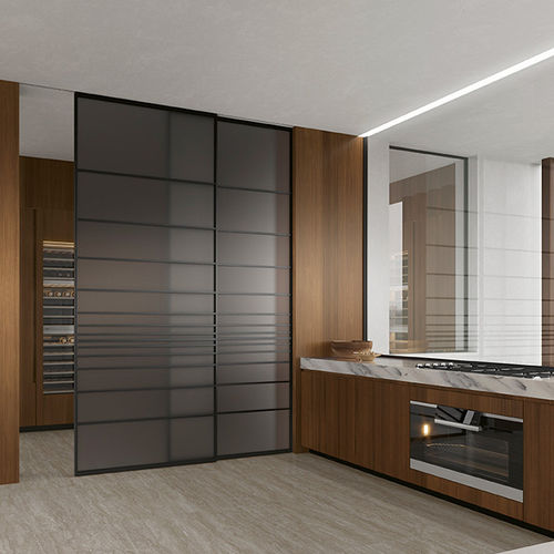 Sistema deslizante em alumínio - VOLTA CARBON TIP O90 - BARAUSSE - externo / da linha residencial