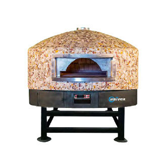 Forno de pizza profissional - DOME47RT - UNIVEX - a gás / com sistema transportador / de instalação livre