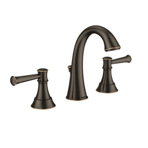 Misturador monocomando para lavatório - ASHVILLE : 84778MBRB - Moen - de bancada / em bronze / para banheiro