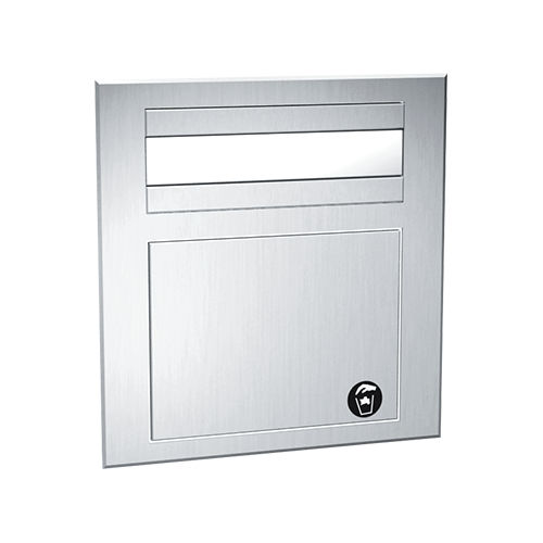 Dispenser de papel toalha de parede - TRADITIONAL™ 1001 - American Specialties, Inc. - em aço inoxidável / com lixeira integrada / da linha comercial