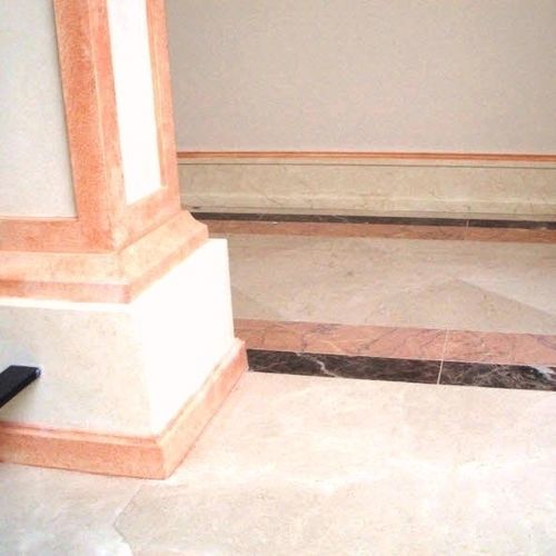 Placas de revestimento em pedra natural - CREME MARFIL - LUSOROCHAS NATURAL STONE - polida / brilhante / para ambiente interno