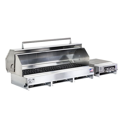 Grelhador a gás - A3TS-LPCI - Big John Grills & Rotisseries - de embutir / profissional / em aço inoxidável