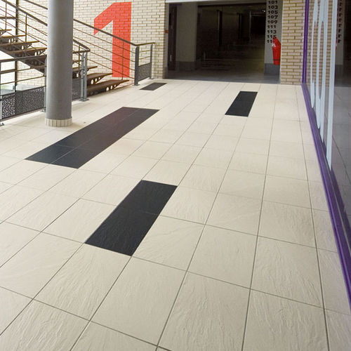 Placas de revestimento em grés porcelanato - LAVAGNA - Casalgrande Padana - fosca / com relevo / para ambiente interno