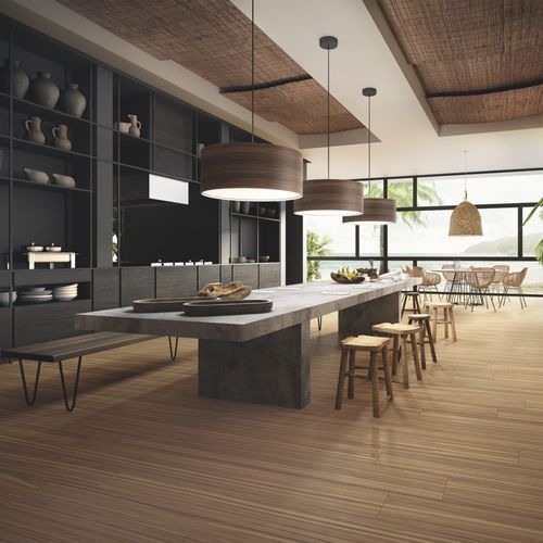 Placas de revestimento em grés porcelanato - GEOWOOD - Casalgrande Padana - com acabamento natural / para ambiente interno / para ambiente externo