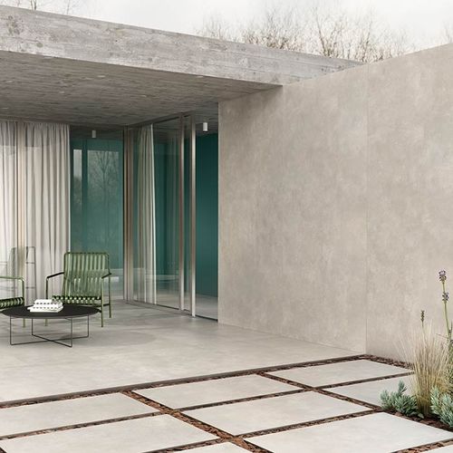 Placas de revestimento em grés porcelanato - METROPOLIS SAND - Casalgrande Padana - com acabamento natural / para ambiente interno / para ambiente externo