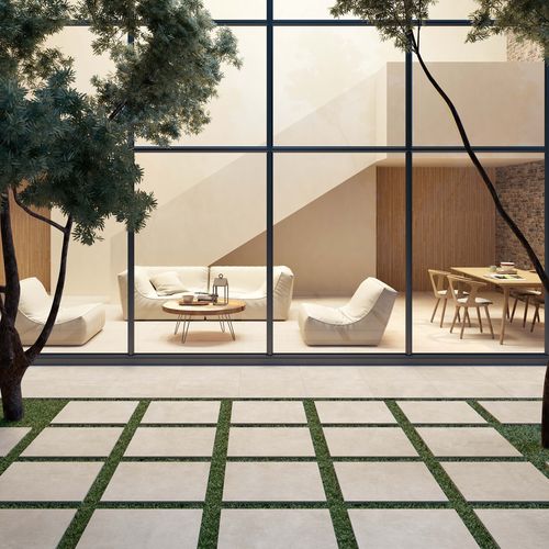 Placas de revestimento em grés porcelanato - NATURE SABBIA - Casalgrande Padana - fosca / com acabamento natural / aveludada