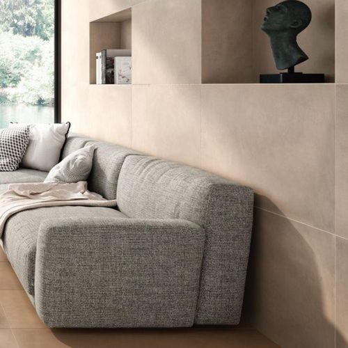 Placas de revestimento em grés porcelanato - R-EVOLUTION SAND - Casalgrande Padana - fosca / para ambiente interno / para banheiro