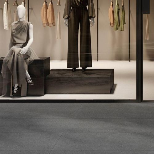 Placas de revestimento em grés porcelanato - STONEBLACK  - Casalgrande Padana - fosca / para ambiente interno / para ambiente externo