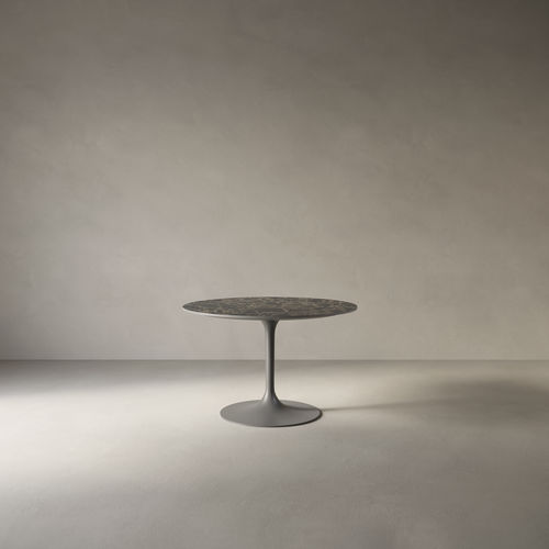 Mesa de design minimalista - Ellipse.120 - Casalgrande Padana - em grés porcelanato / redonda / oval