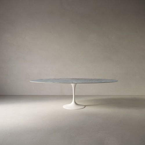 Mesa de design minimalista - 120 - Casalgrande Padana - em cerâmica / oval / oval