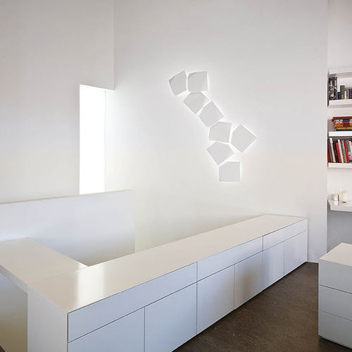 Arandela contemporânea - Origami - VIBIA LIGHTING - para ambiente interno / para ambiente externo / em ABS
