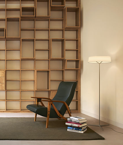 Luminária de piso - Dama - VIBIA LIGHTING - em aço / em papel / contemporânea