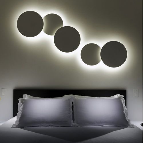 Arandela contemporânea - Puck Art - VIBIA LIGHTING - para ambiente interno / em policarbonato / em ABS
