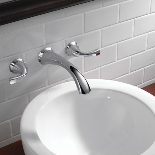 Misturador bicomando para lavatório - ADDISON® : 3592LF-WL - Delta - de parede / metálico / para banheiro