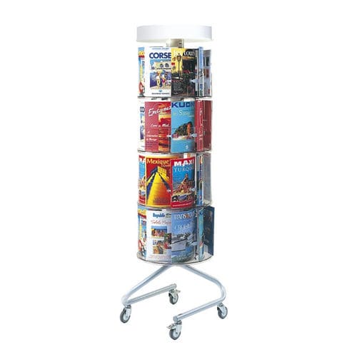 Porta-revistas contemporâneo - 106032 - EDIMETA - para o setor terciário / metálico / de plástico
