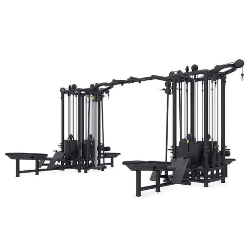 Aparelho de treinamento multifunções - 8 - TECHNOGYM - de cabo / para ambiente interno / da linha comercial