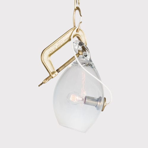 Pendente - CLAMP CL.01.01 - Triode Design - em latão / em vidro / contemporânea