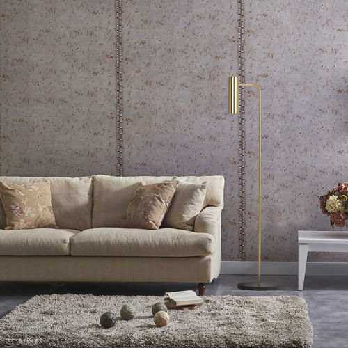 Luminária de piso - Gaia SA - Home Switch Home - Thawaru - em latão / em mármore / contemporânea