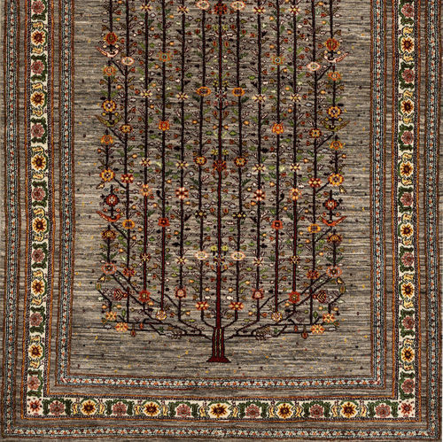 Tapete contemporâneo - ZOLLANVARI AG - floral / de lã / retangular