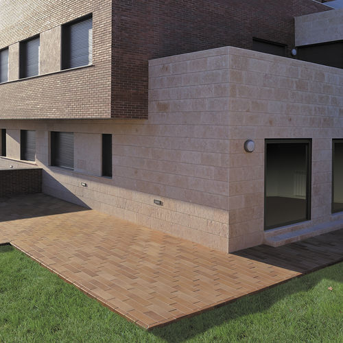 Placas de revestimento em cerâmica - NATURAL - TERRAKLINKER - GRES DE BREDA - em clínquer / fosca / para ambiente externo